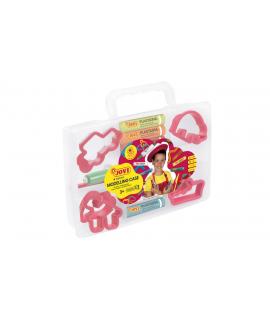 Jovi Modelling Case Pack de 10 Pastillas de Plastilina 15 Gr + 6 Moldes + 3 Modeladores. 100% Vegetal - No Se Seca - sin Gluten 