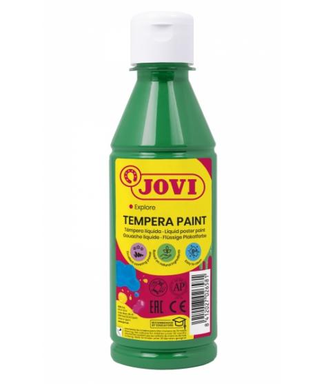 Jovi Tempera Paint Tempera Liquida - Base Agua - Lista para Usar - Alto Poder Cubriente - Secado Rapido - Excelente Rendimiento 