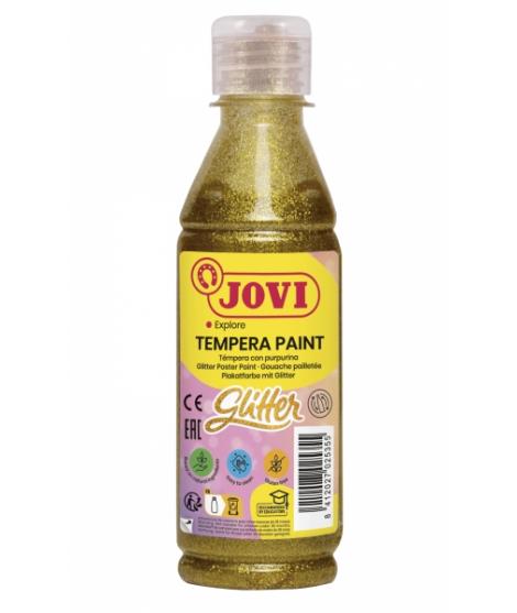 Jovi Glitter Tempera - Tempera Liquida Base Agua - Particulas de Purpurina - Excelente Rendimiento - Secado Rapido - Fluidez Opt