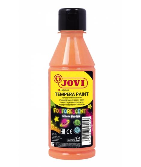 Jovi Tempera Paint Tempera Liquida Fosforescente - Brilla en la Oscuridad - Secado Rapido - Excelente Adherencia - Lista para Us