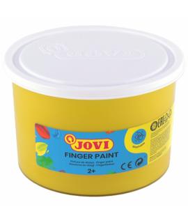 Jovi Finger Paint Bote de 500ml Pintura de Dedos - Ingredientes Naturales - Colores Mezclables - Textura Gelatinosa - Lavable - 