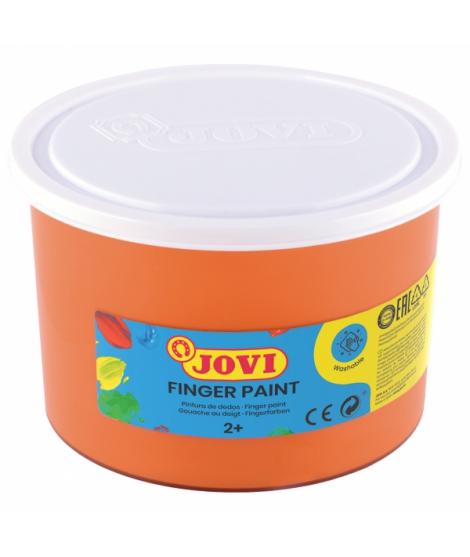 Jovi Finger Paint Bote de 500ml Pintura de Dedos - Ingredientes Naturales - Colores Mezclables - Textura Gelatinosa - Lavable - 