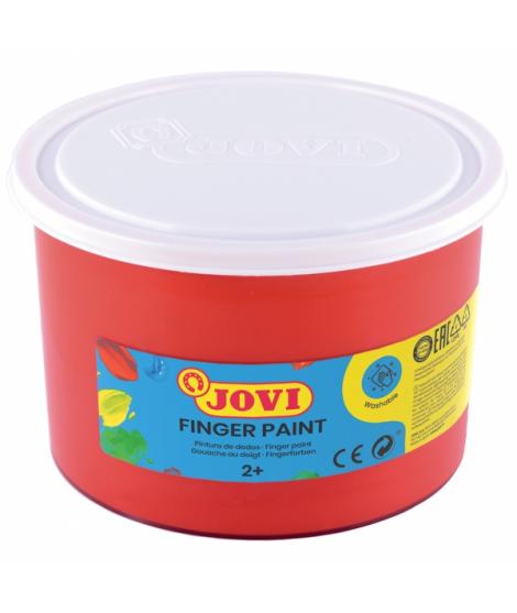 Jovi Finger Paint Bote de 500ml Pintura de Dedos - Ingredientes Naturales - Colores Mezclables - Textura Gelatinosa - Lavable - 