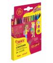 Jovi Crayons Student Estuche de 12 Ceras Plasticas - Resistentes - No Manchan - Agradables de Rayar - Acabado Brillante - Gran D