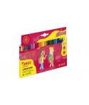 Jovi Crayons Student Estuche de 24 Ceras - Resistentes - No Manchan - Agradables de Rayar - Acabado Brillante - Gran Duracion - 