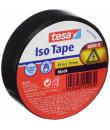 Tesa Cinta Aislante 19mm x 20m - Fabricada en PVC - Para Reparar, Aislar y Agrupar todo tipo de Cables Electricos - Color Negro