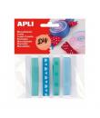 Apli Pack de 4 Cintas de Tela - Ideal para Manualidades - Scrapbooking - Envolver Regalos - Decoraciones para Eventos - Versatil