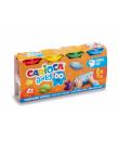 Carioca Baby Do Pack de 8 Pastas de Modelar - Super Ligera - Elastica - Maleable - Ideal para Primeras Experiencias Tactiles - S