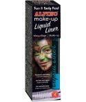 Alpino Make-up Liquid Liner Pack con 4 Botes de Maquillaje Liquido con Aplicador - Se Lava con Agua - Testado Dermatologicamente