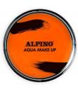 Alpino Aqua Make-up Polvera de Maquillaje Facial Acuarelable - Se Lava con Agua y Jabon - Color Naranja