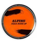 Alpino Aqua Make-up Polvera de Maquillaje Facial Acuarelable - Se Lava con Agua y Jabon - Color Naranja