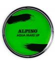 Alpino Aqua Make-up Polvera de Maquillaje Facial Acuarelable - Se Lava con Agua y Jabon - Color Verde