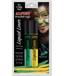 Alpino Make-up Liquid Liner Pack con 2 Botes de Maquillaje Liquido con Aplicador - Se Lava con Agua - Testado Dermatologicamente