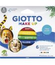 Giotto Make Up Classic Pack con 6 Lapices Cosmeticos - Se Lava con Agua - Dermatologicamente Testado - Colores Clasicos Surtidos