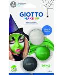 Giotto Make Up Witch Pack con 3 Maquillajes Faciales de Tematica Bruja - Se Lava con Agua - Dermatologicamente Testado - Colores