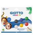 Giotto Make Up Classic Pack con 6 Maquillajes Faciales - Se Lava con Agua - Dermatologicamente Testado - Colores Clasicos Surtid