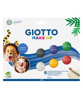 Giotto Make Up Classic Pack con 6 Maquillajes Faciales - Se Lava con Agua - Dermatologicamente Testado - Colores Clasicos Surtid