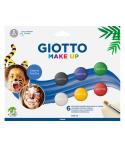 Giotto Make Up Classic Pack con 6 Maquillajes Faciales - Se Lava con Agua - Dermatologicamente Testado - Colores Clasicos Surtid