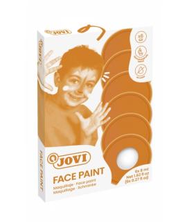 Jovi Estuche de 6 Botes 8ml Maquillaje Crema - Hipoalergenico - Base Grasa - Facil Aplicacion - Gran Cubricion - sin Parabenos -