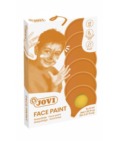 Jovi Estuche de 6 Botes Maquillaje Crema - Hipoalergenico - Base Grasa - Facil Aplicacion - Gran Cobertura - sin Parabenos - Fac