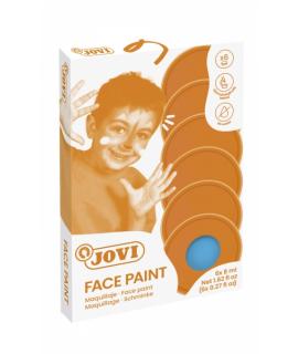 Jovi Estuche de 6 Botes Maquillaje Crema - Hipoalergenico - Base Grasa - Facil Aplicacion - Gran Cobertura - sin Parabenos - Fac