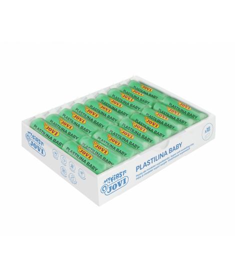 Jovi Baby Caja de 18 Pastillas de Plastilina - Pasta Modelar Super Blanda Verde - Estimula Movimiento y Fortalecimiento Muscular