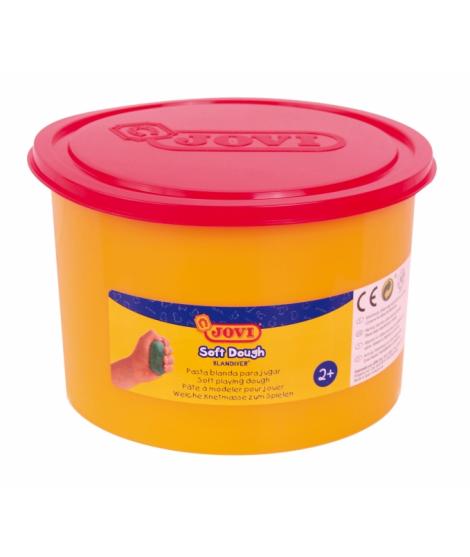 Jovi Soft Dough Blandiver Bote de 460gr - Rojo Pasta de Modelaje - Blanda y Flexible - Facil de Amasar y Moldear - Fomenta Creat