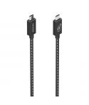 Aisens Cable USB4 Gen3x2 Aluminio 40Gbps 8K@60Hz 5A 48V 240W E-Mark - Tipo USB-C/M-USB-C/M - 0.5M - Color Negro