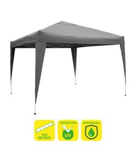 Sungarden Carpa Plegable Acero 3x3m Gris - Color Blanco