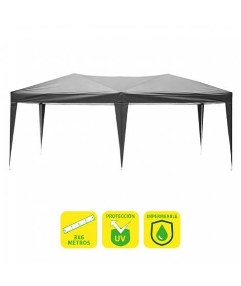 Sungarden Carpa Plegable Acero 3x6m - Color Gris