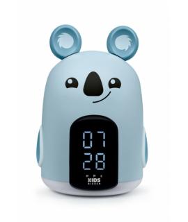 Bigben Kids Despertador Luz Nocturna Tactil - Alarma y Luz - 3 Sonidos de Alarma - Intensidad de Luz Ajustable - Pantalla con Ho