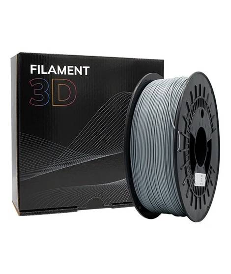 Filamento 3D PLA TOUGH - Diametro 1.75mm - Bobina 1kg - Color Gris