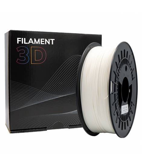 Filamento 3D PLA TOUGH - Diametro 1.75mm - Bobina 1kg - Color Blanco