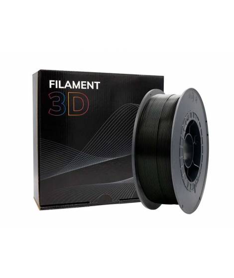 Filamento 3D PLA - Diametro 1.75mm - Bobina 2.5kg - Color Negro