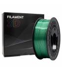 Filamento 3D PLA SILK - Diametro 1.75mm - Bobina 1kg - Color Verde