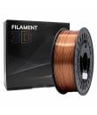 Filamento 3D PLA SILK - Diametro 1.75mm - Bobina 1kg - Color Cobre