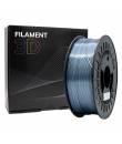 Filamento 3D PLA SILK - Diametro 1.75mm - Bobina 1kg - Color Plata