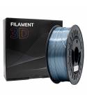 Filamento 3D PLA SILK - Diametro 1.75mm - Bobina 1kg - Color Plata