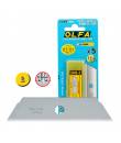 Olfa Pack de 5 Cuchillas de Respuesto para Cutters Olfa SK-2 - Acero Inoxidable