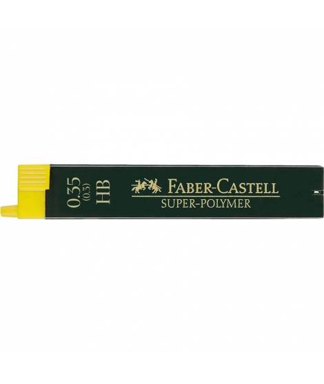 Faber-Castell 9063 Pack de 12 Minas Super-Polymer para Portaminas 0.3 HB - Resistentes y Suaves