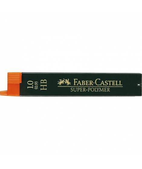 Faber-Castell 9069 Pack de 12 Minas Super-Polymer para Portaminas 1.0 HB - Resistentes y Suaves