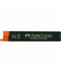 Faber-Castell 9069 Pack de 12 Minas Super-Polymer para Portaminas 1.0 HB - Resistentes y Suaves