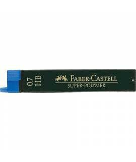 Faber-Castell 9067 Pack de 12 Minas Super-Polymer para Portaminas 0.7 HB - Resistentes y Suaves