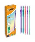 Bic Matic Pastel Portaminas 0.7mm HB con Goma - Punta Retractil - Cuerpo de Colores Pastel Surtidos