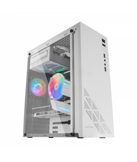 Mars Gaming MC100 Semitorre Gaming - Acero Ultra-ligero - Refrigeracion Avanzada CONVECT-COOL - Iluminacion Fixed RGB - Soporte 