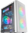 Mars Gaming MC300 Caja Gaming Compacta - Ventana Cristal Templado - Triple Ventilacion - Soporte Refrigeracion Liquida - Ilumina