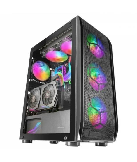 Mars Gaming MC-KX Caja PC - Refrigeracion Maxima con 5 Ventiladores - Sistema CPU FREEZER - Compatible con Refrigeracion Liquida