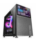 Mars Gaming MC-LCD Caja PC Gaming - Diseño Compacto Micro-ATX - Pantalla LCD IPS 8" - Conectividad USB-C y USB 3.0 - Soporte Ref