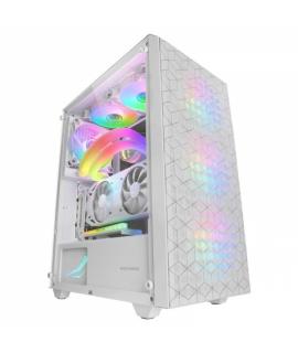 Mars Gaming MC-MAG Caja Gaming - Doble Rejilla Magnetica - Cristal Templado - 3 Ventiladores RGB - Soporte Refrigeracion Liquida