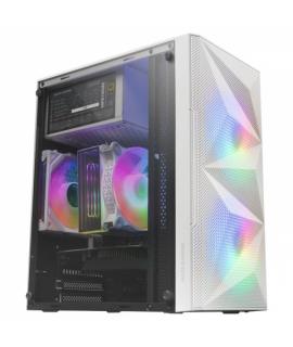 Mars Gaming MC-ME Minitorre - Ventana Cristal Templado - 2 Ventiladores FRGB - Soporte MicroATX/Mini-ITX - Iluminacion RGB Avanz